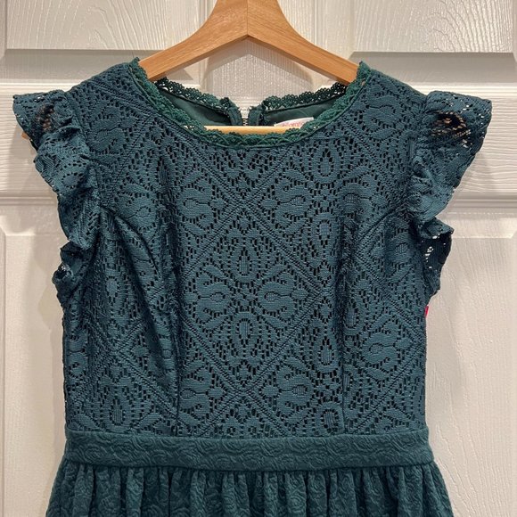 NWT Target Xhilaration Women's High Neck A-Line Dress in Pine, Size M - Picture 8 of 8